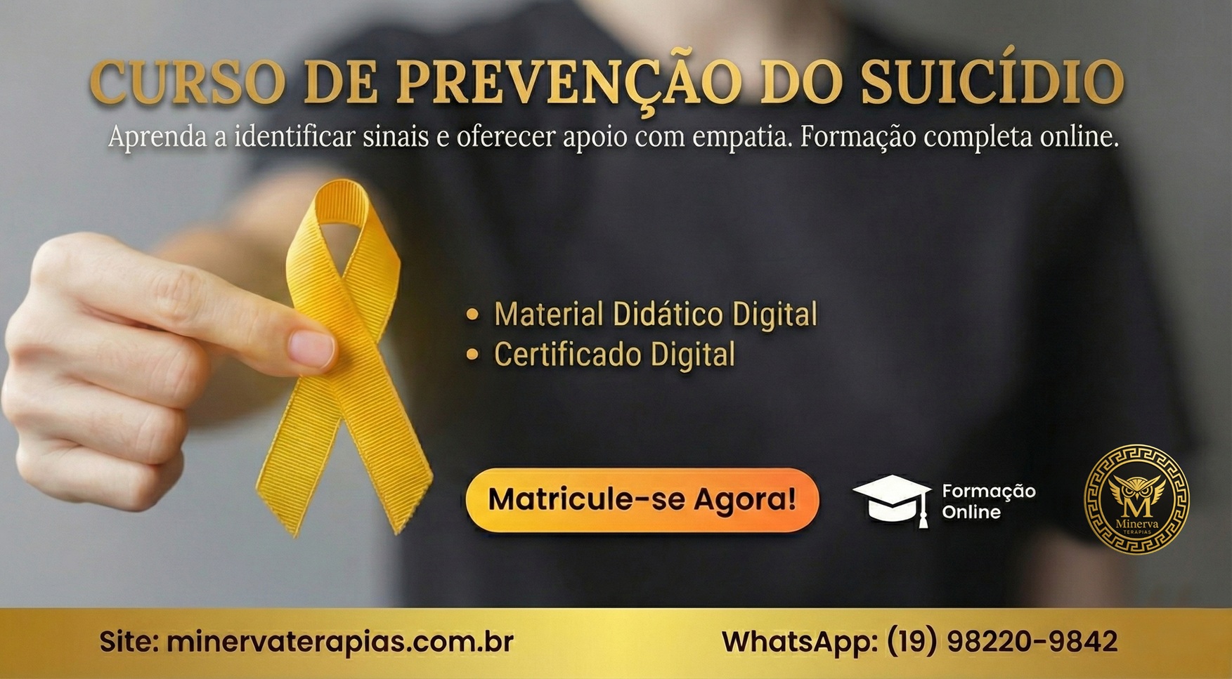 Imagem do curso Prevenção do Suicídio