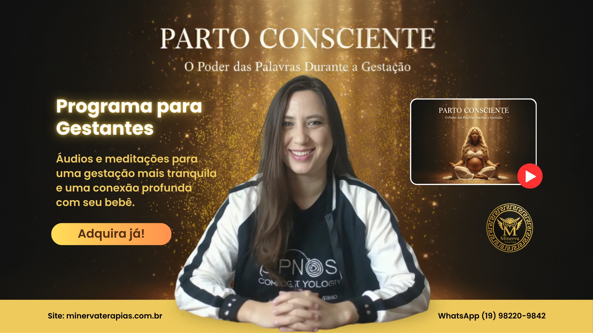 Imagem do curso Parto Consciente - O Poder das Palavras na Gestação